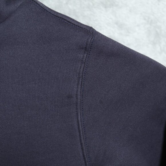 Vintage Nike Center Swoosh Hoodie Mens Medium‎ Navy Blue Pullover Sweatshirt Y2K - Picture 3 of 8